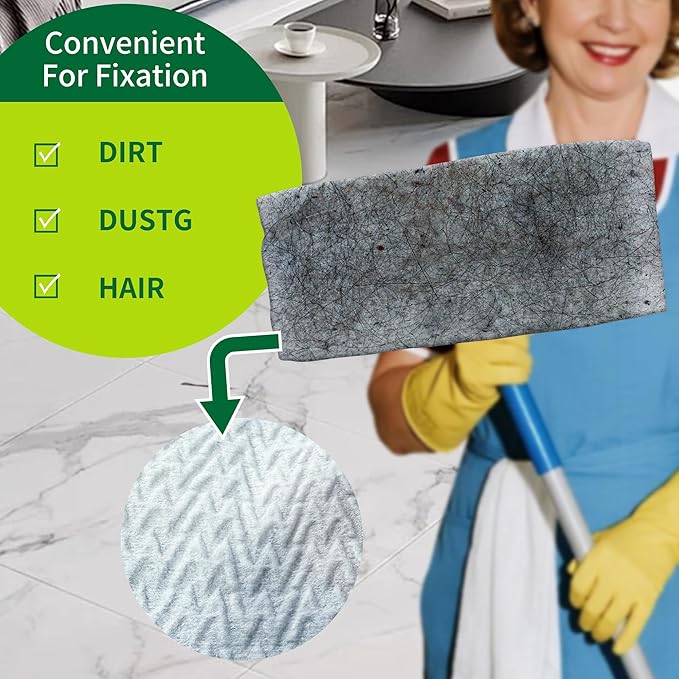 Dr.Easy Dry Sweeping Cloths, 72ct Disposable Mopping Pads Refil Pack, fits - Image 2