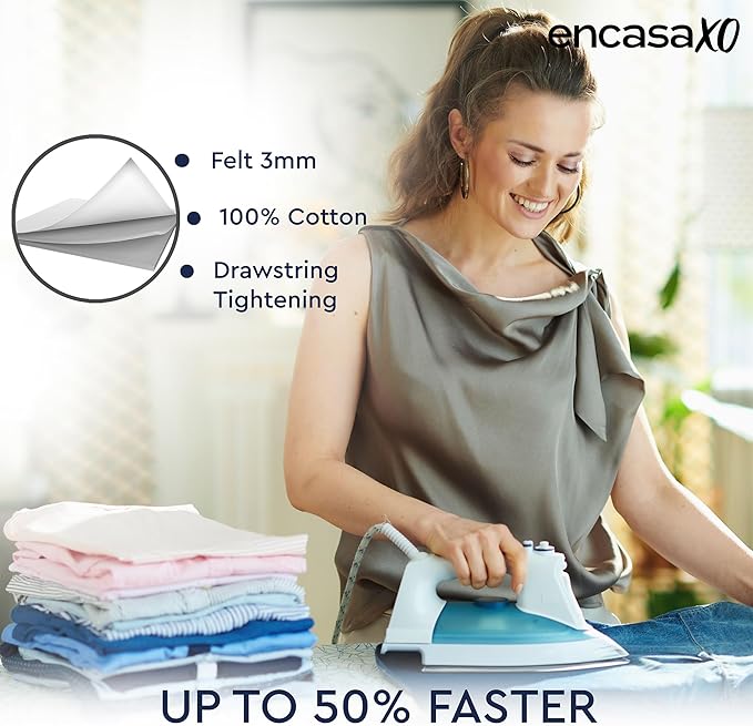 Encasa XO Ironing Board Cover and Pad 57"x22" - Image 7