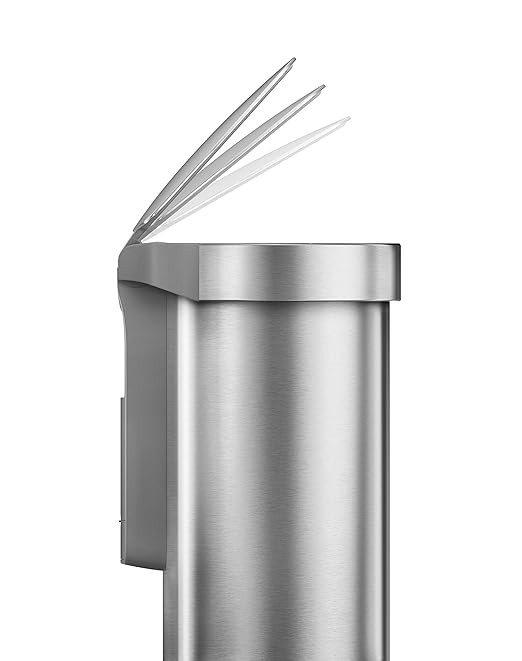 simplehuman 45 Liter / 12 Gallon Semi-Round Automatic Sensor Trash Can - Image 2