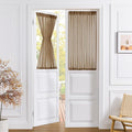 Tollpiz Sheer Curtains Closet Linen Textured Curtain Sheers Doorway Light by Tollpiz