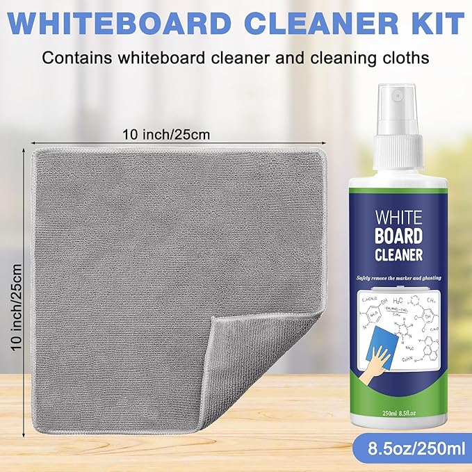 12 Pack Whiteboard Cleaner Spray 8.5oz Dry Erase Board Cleaner - Image 2