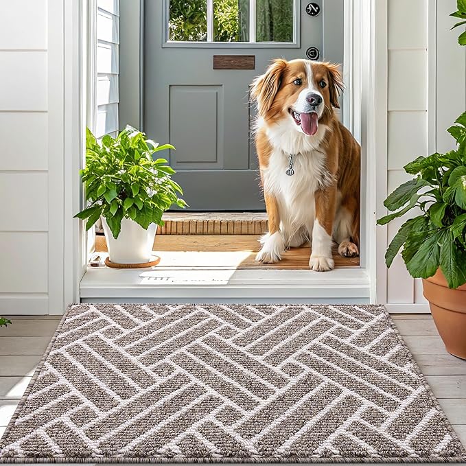 OLANLY Indoor Door Mat, 36x24 Inch, Dirt Resistant and Absorbent, Non-Slip - Image 6