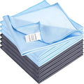 KLNYOO Microfiber Glass Cleaning Cloths Lint Free Streak Free Quickly and by KLNYOO