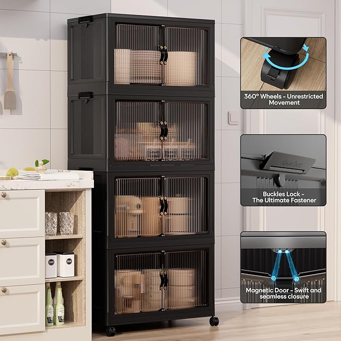 Jalove 50QT Plastic Storage Bins - Image 6