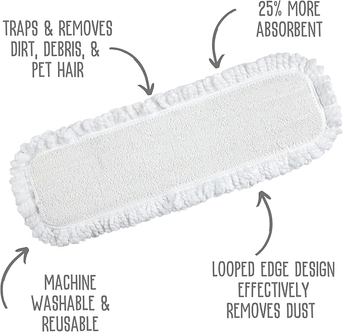Quick Shine Ultimate Gold Clean + Polish Mop Kit | All-in-One 10 Pc Kit - Image 9