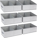 DIMJ Large Closet Shelf Organizer Bins 6 Packs by DiMJ