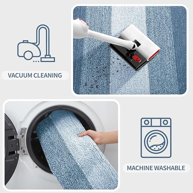Kitinjoy Indoor Outdoor Door Mat, 40x32 Non-Slip Absorbent Dirt Trapper - Image 5