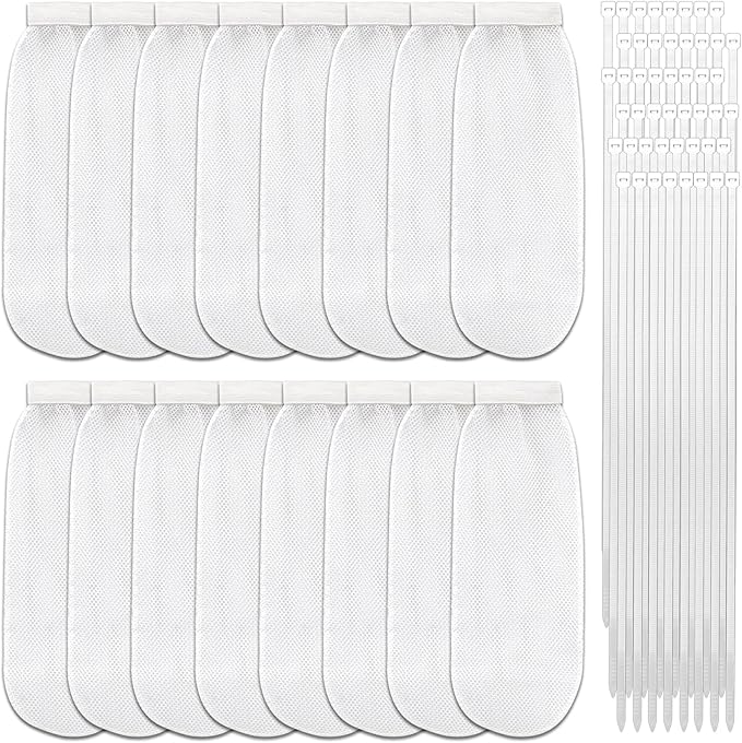64-Piece Lint Trap and Cable Ties Set by Nufiwra