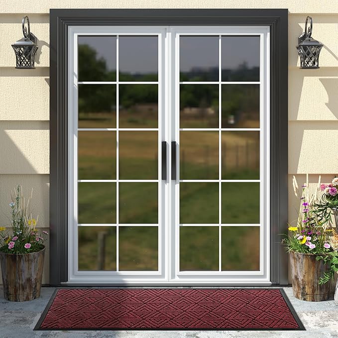 Yimobra Large Door Mat 47x24, All-Weather Waterproof Non-Slip Welcome Matt - Image 3