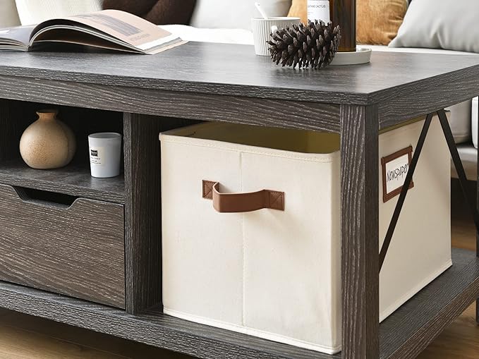 StorageWorks Storage Baskets for Shelves, Foldable Fabric Closet Storage Bins - Image 6