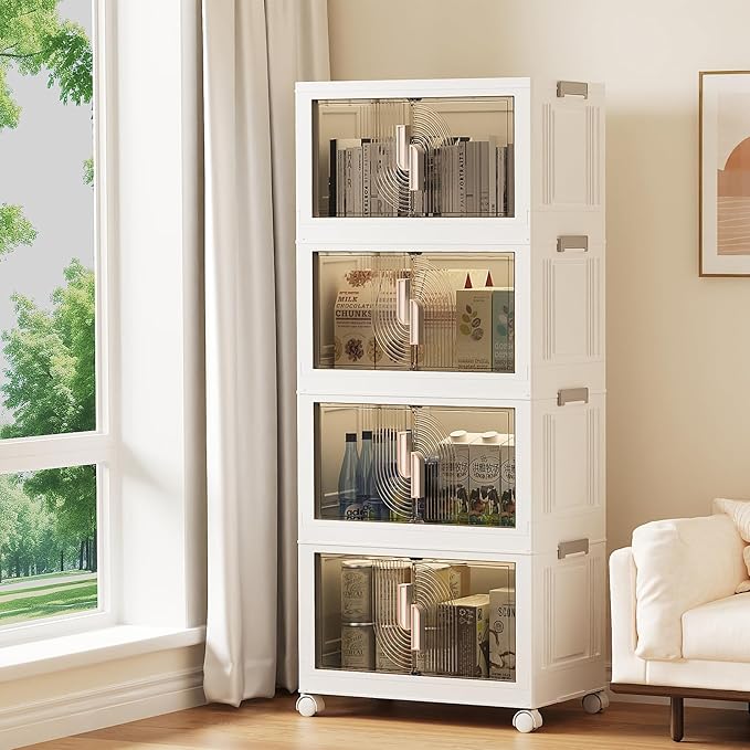 Elegant 4 Tiers Stackable Storage Bins - Image 8