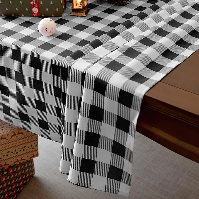 Classic Gingham Buffalo Tablecloth Fabric - Image 8