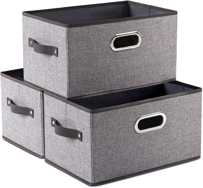 PRANDOM Large Foldable Storage Bins by Prandom
