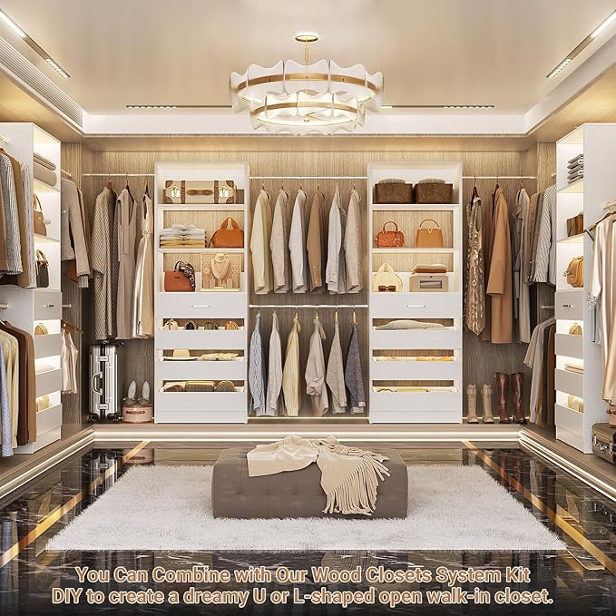 Aheaplus Closet System, 6-15Ft Closet Organizer - Image 2