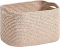 Woven Cotton Rope Storage Basket by ICERZCZ