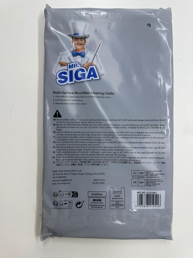 MR.SIGA Microfiber Cleaning Cloth, All-Purpose Microfiber Towels, Streak Free - Image 9