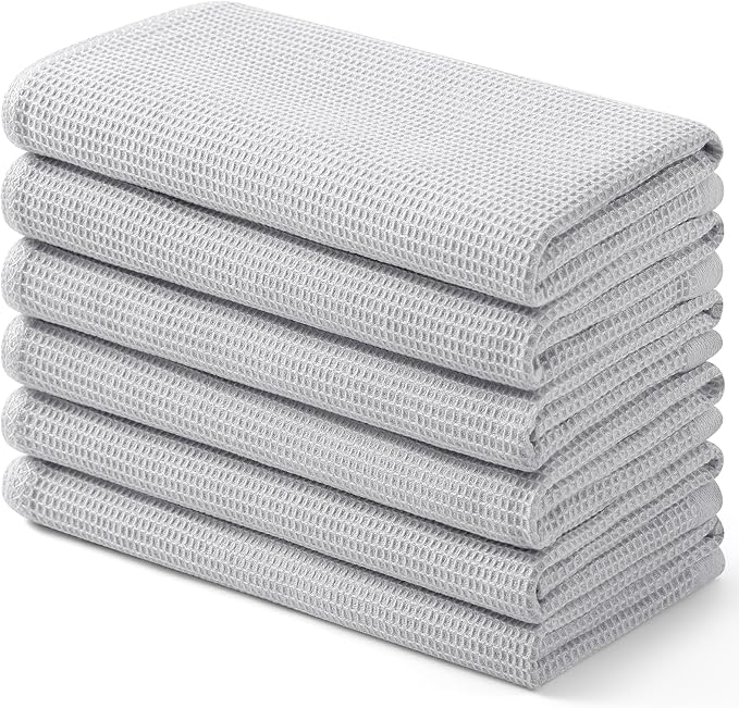 Homaxy 100% Cotton Waffle Weave Kitchen Towels by Homaxy