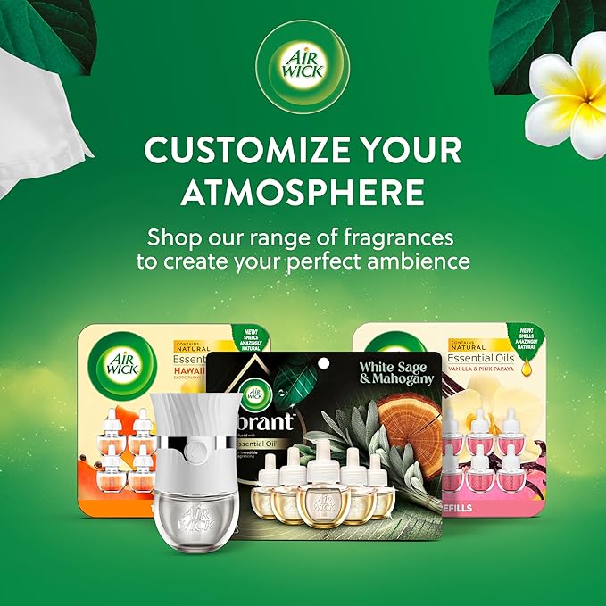 Air Wick Plug in Scented Oil Refill, 7 ct, Fresh Linen, Air Freshener, - Image 8