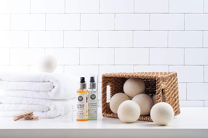 Wool Dryer Balls for use as Natural Fabric Softener - Image 3