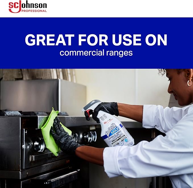 SC Johnson Professional Fantastik Max Oven & Grill Cleaner Spray, Cleans Inside - Image 6