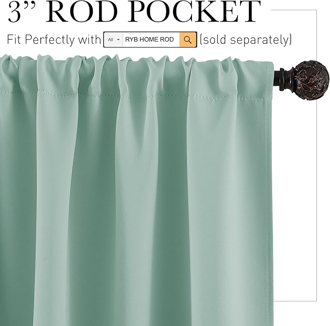 RYB HOME RV Curtains Blackout - Image 2