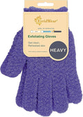 Evridwear Exfoliating Gloves for Shower, 100% Nylon Thick Soft Medium Heavy by Evridwear