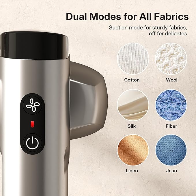 GKJ Steamer for Clothes, Handheld Vacuum Steamer 2300 Pa Suction, Portable - Image 6