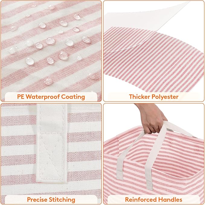 Lifewit 3 Pack Laundry Hamper Large Collapsible Laundry Baskets, Freestanding - Image 5