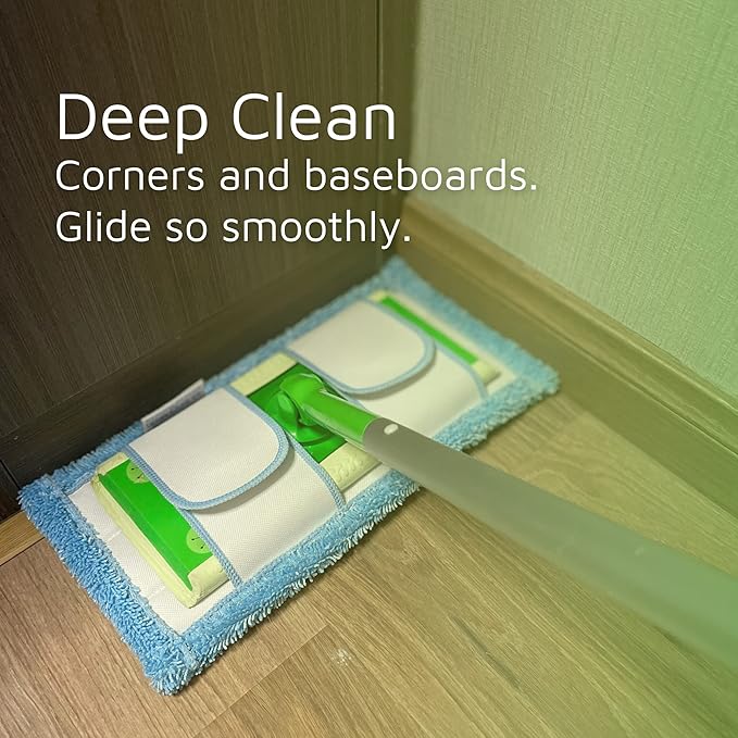 Reusable Mop Pad for Swiffer Sweeper Mop, 12.5'' Microfiber Mop Pad Refill - Image 5
