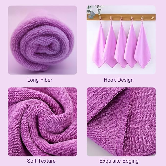 Microfiber Cloth 6Pack Cleaning Rags Absorbant Lint Free Cloth - Image 4
