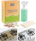 Kitchen Cleaner Spray, All Purpose Cleaner Kit, StoveTop Cleaner, Countertops by RefillRoute