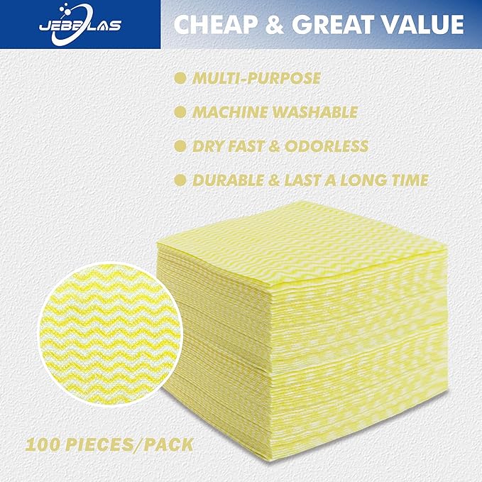 JEBBLAS Reusable Cleaning Cloths Handi Wipes Reusable Cloths Dry Cleaning - Image 3