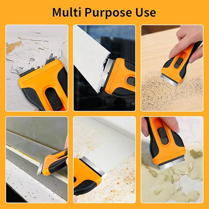 Razor Blade Scraper Tool with 15 Extra SK5 Blades - Image 4