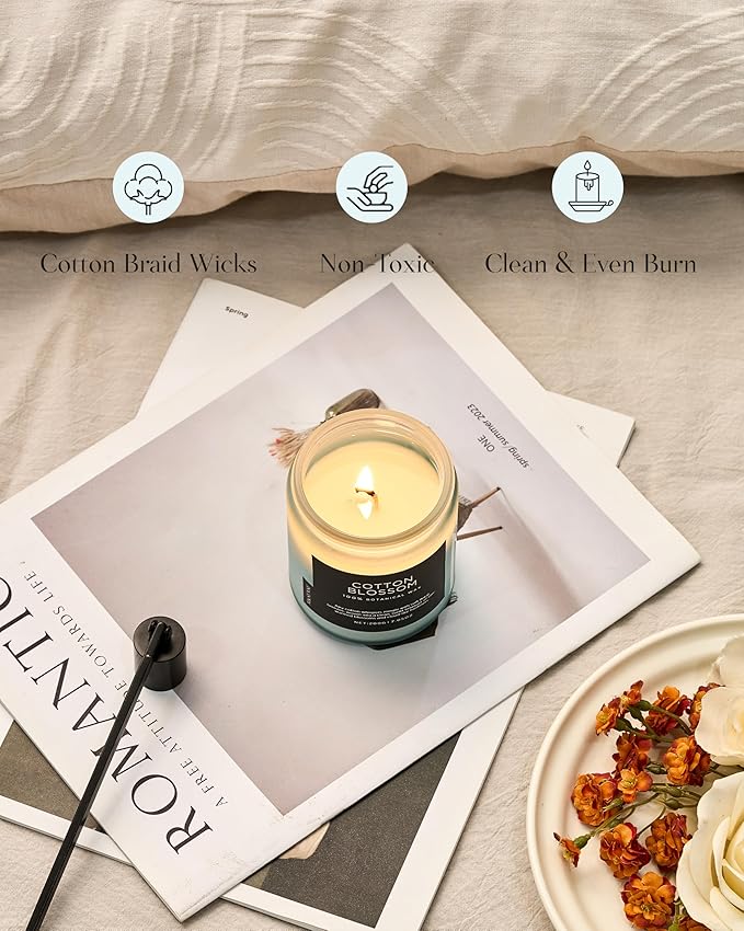 M&SENSE Clean Cotton Scented Candle - Image 5