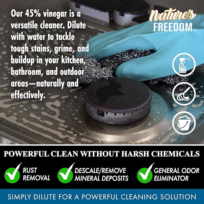 Nature's Freedom 45% Concentrated Vinegar - Image 9