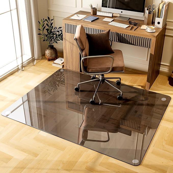 GLSLAND Office Chair Mat, 1/6" Thick Computer Floor Mat - Image 2