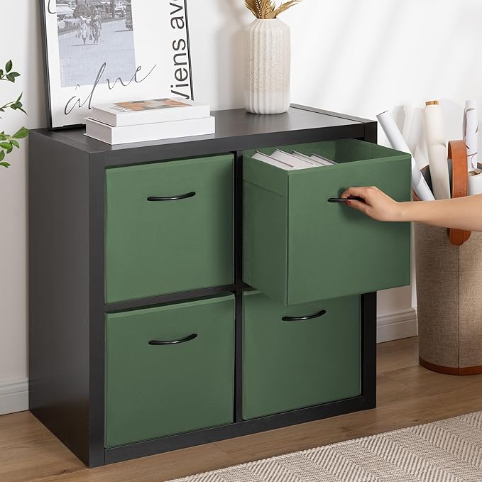 StorageWorks Green Storage Cubes, 13x13 Storage Cube Bins - Image 7