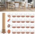 24PCS Upgraded Silicone Chair Leg Floor Protectors by Violibar