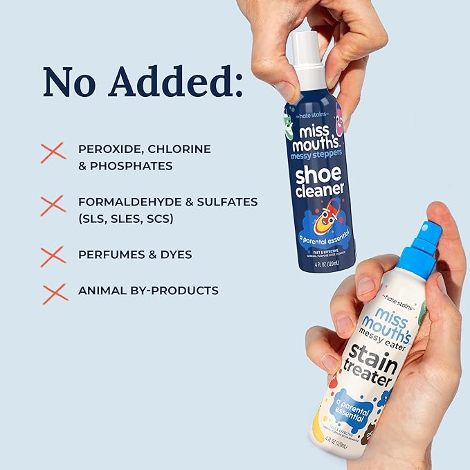 Miss Mouth's Messy Eater Stain Treater and Messy Steppers Shoe Cleaner Magic Duo - Image 6