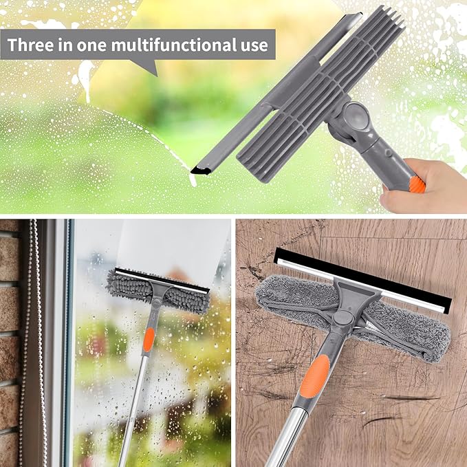 Professional 72'' Window Squeegee Cleaning Washing Tool/Kit - Image 3