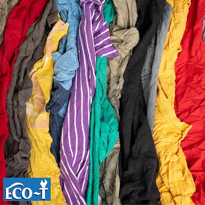 24 x 1 Lb Bags Eco-T Mechanic Shop Rags - Image 6