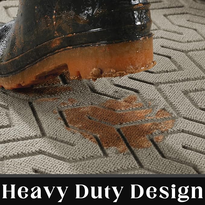 Yimobra Large Door Mat Outside Entrance 47x24, Waterproof Heavy Duty Outdoor - Image 3