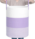 CLHMILY&Z 100L Laundry Basket Round Storage Rope Basket by ClhmilyZ