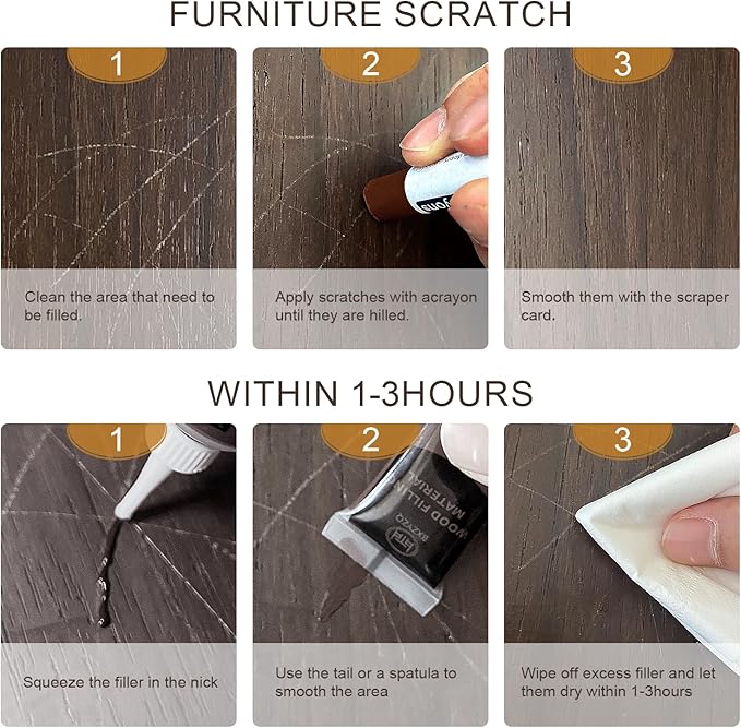Multi-Color Wood Filler Kit | Professional Repair - Image 6