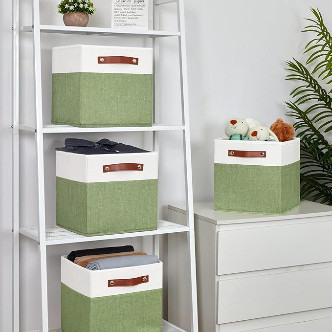 Temary Fabric Storage Bin 11x11 Cube Storage Bins - Image 6