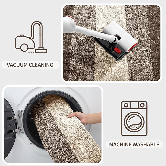 Kitinjoy Indoor Outdoor Door Mat, 36x24 Non-Slip Absorbent Dirt Trapper - Image 5