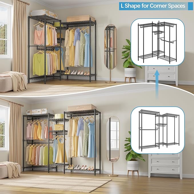 VIPEK Classic V6 Wire Garment Rack Heavy Duty Clothes Racks - Image 3