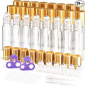 ULG 24-Pack Essential Oil Roller Bottles 10ml, Empty Bottles by ULG
