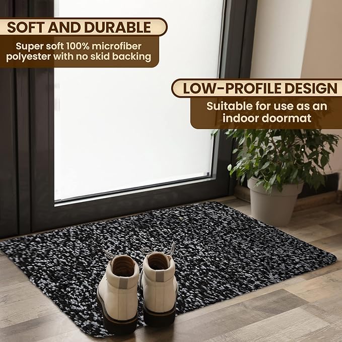 Premium Microfiber Indoor Door Mat – 36"x72" Washable Entry Mat, Waterproof - Image 2