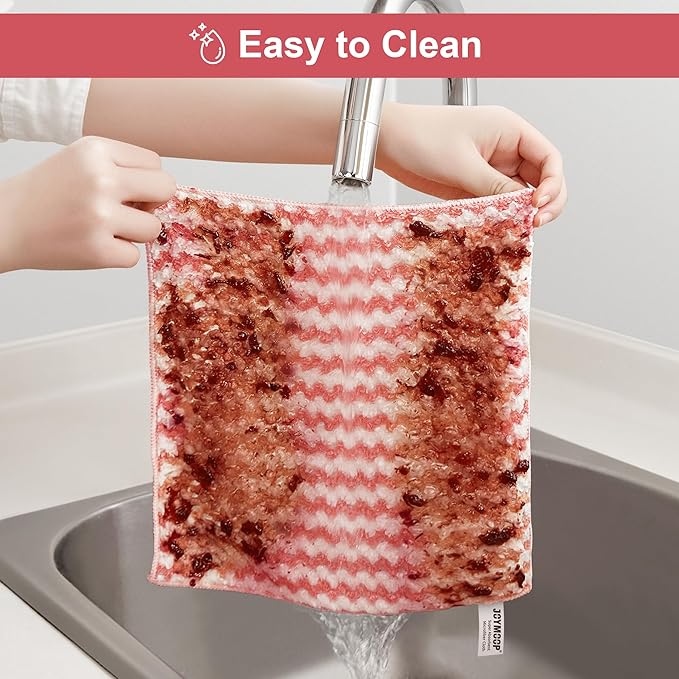 JOYMOOP 18 Pack Microfiber Cleaning Cloth, Kitchen Towels - Image 5